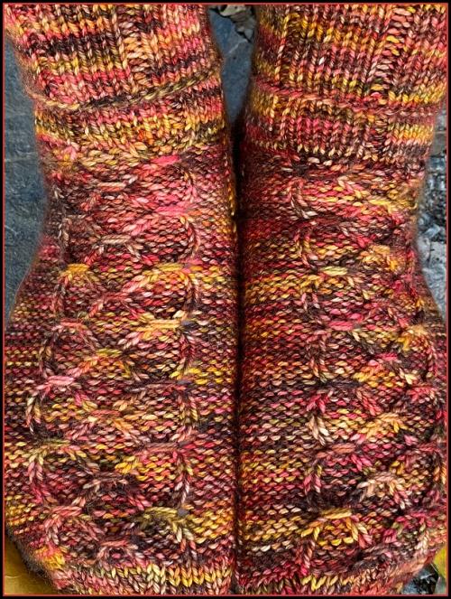 Apple Tree Socks Pattern